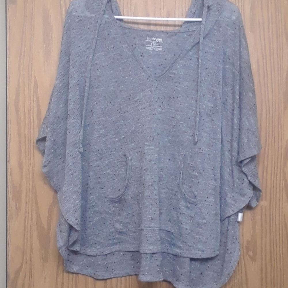 Lane Bryant womens crop poncho